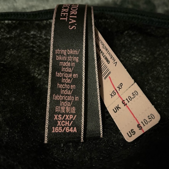 NWOT Victoria Secret📞 sexy black mesh bikini bottom/panties - Picture 6 of 6